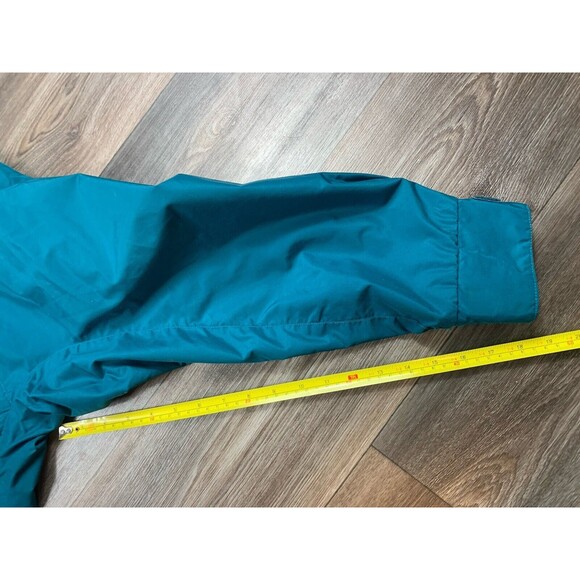 Vintage Columbia Whirlibird Ski Jacket Women’s Large Teal Green Radial Sleeve - Picture 9 of 9